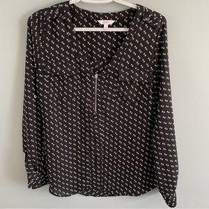 Candie's Sheer Black Blouse